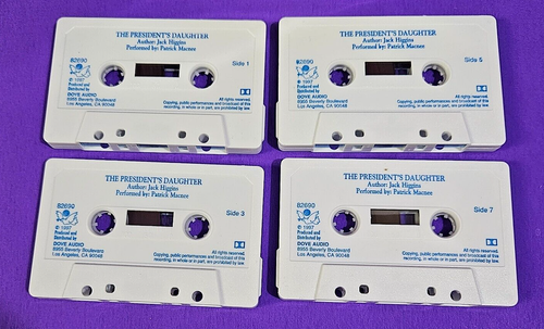 Audio Book on cassettes Jack Higgins The President's Daughter read by Pat Macnee - Picture 2 of 5