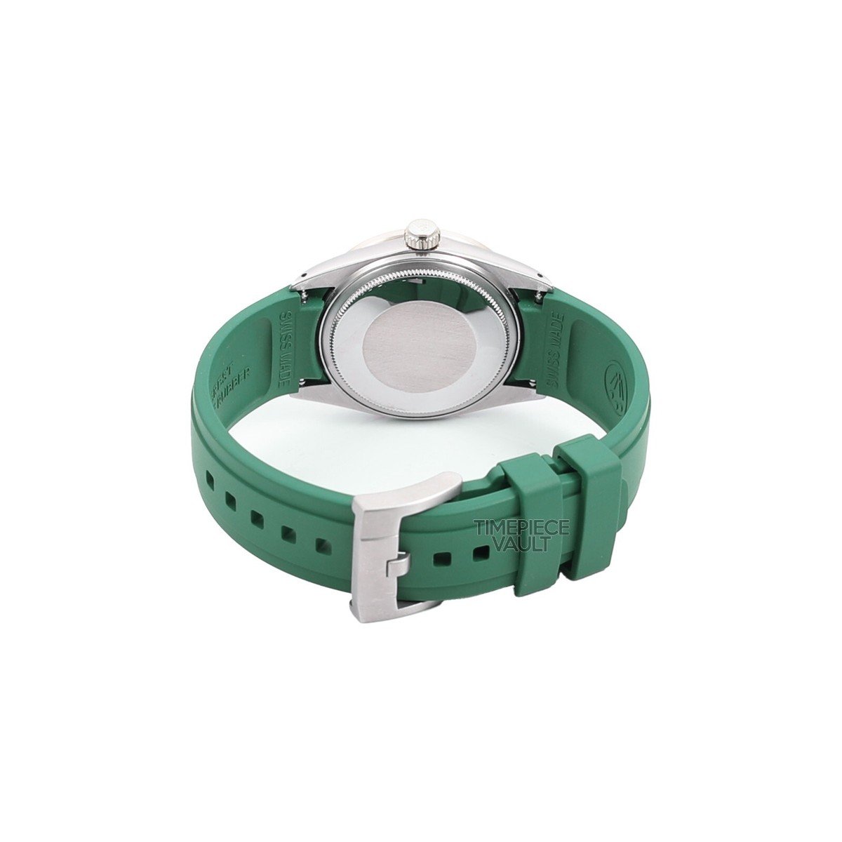 ROLEX DATEJUST 36MM S/STEEL GREEN DIAMOND DIAL DIAMOND BEZEL