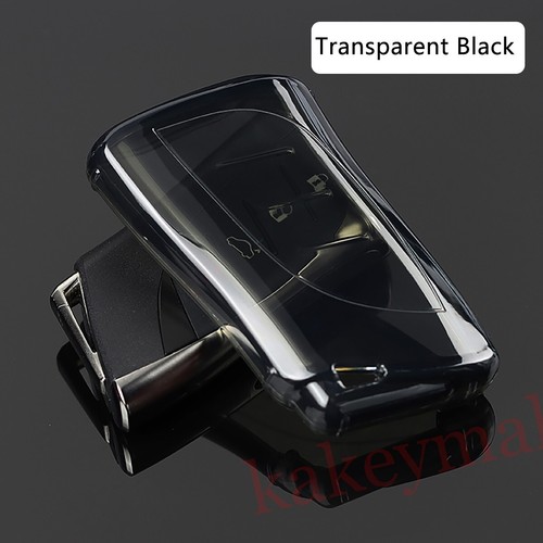 Transparent Car Key Fob Cover Case Shell For Lexus ES LC LS UX LX Accessories - Picture 10 of 10