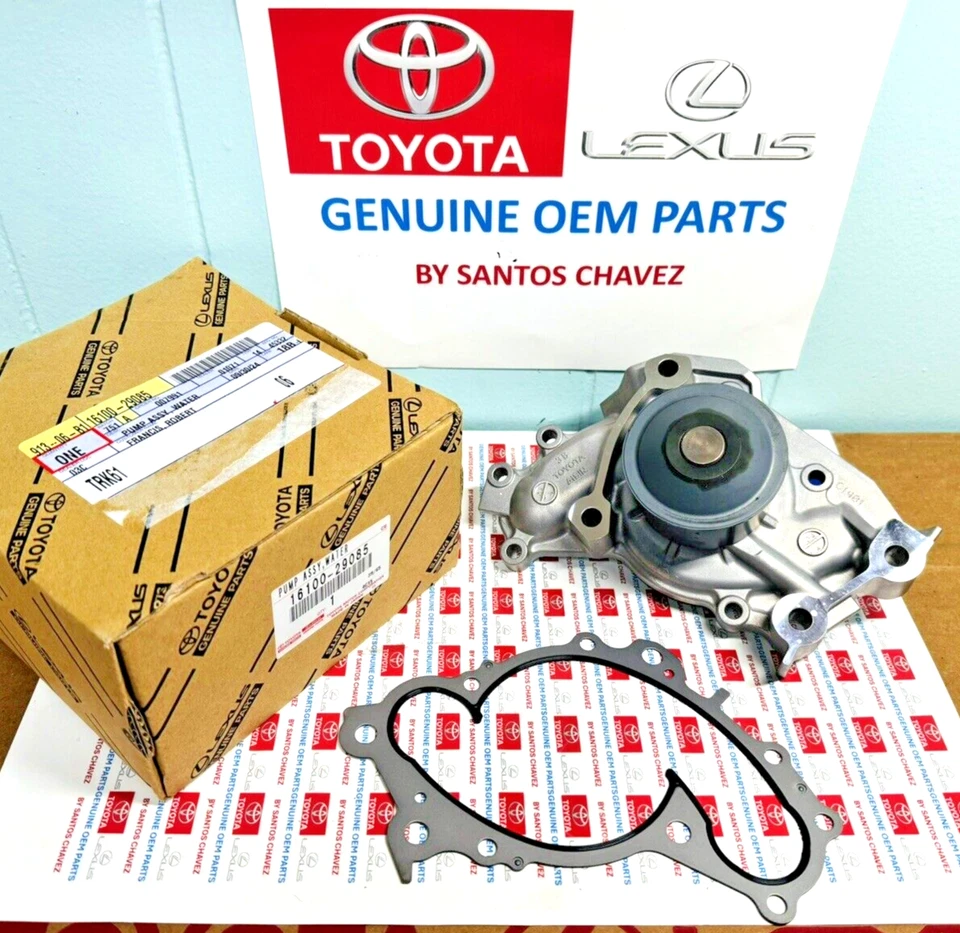 1994-2010 Toyota Engine Water Pump w/Gasket3.0 3.3L GENUINE OEM PART 16100-29085 - Image 2 of 4