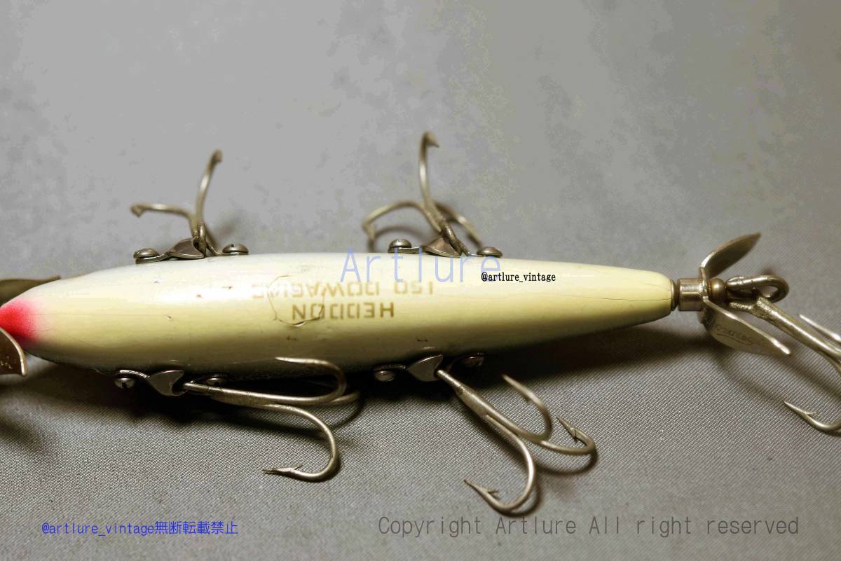 VINTAGE WOODEN LURE HEDDON HEDDON 150 DOWAGIAC MINNOW PE VINTAGE WOODEN LURE HEDDON HEDDON 150 DOWAGIAC MINNOW PE