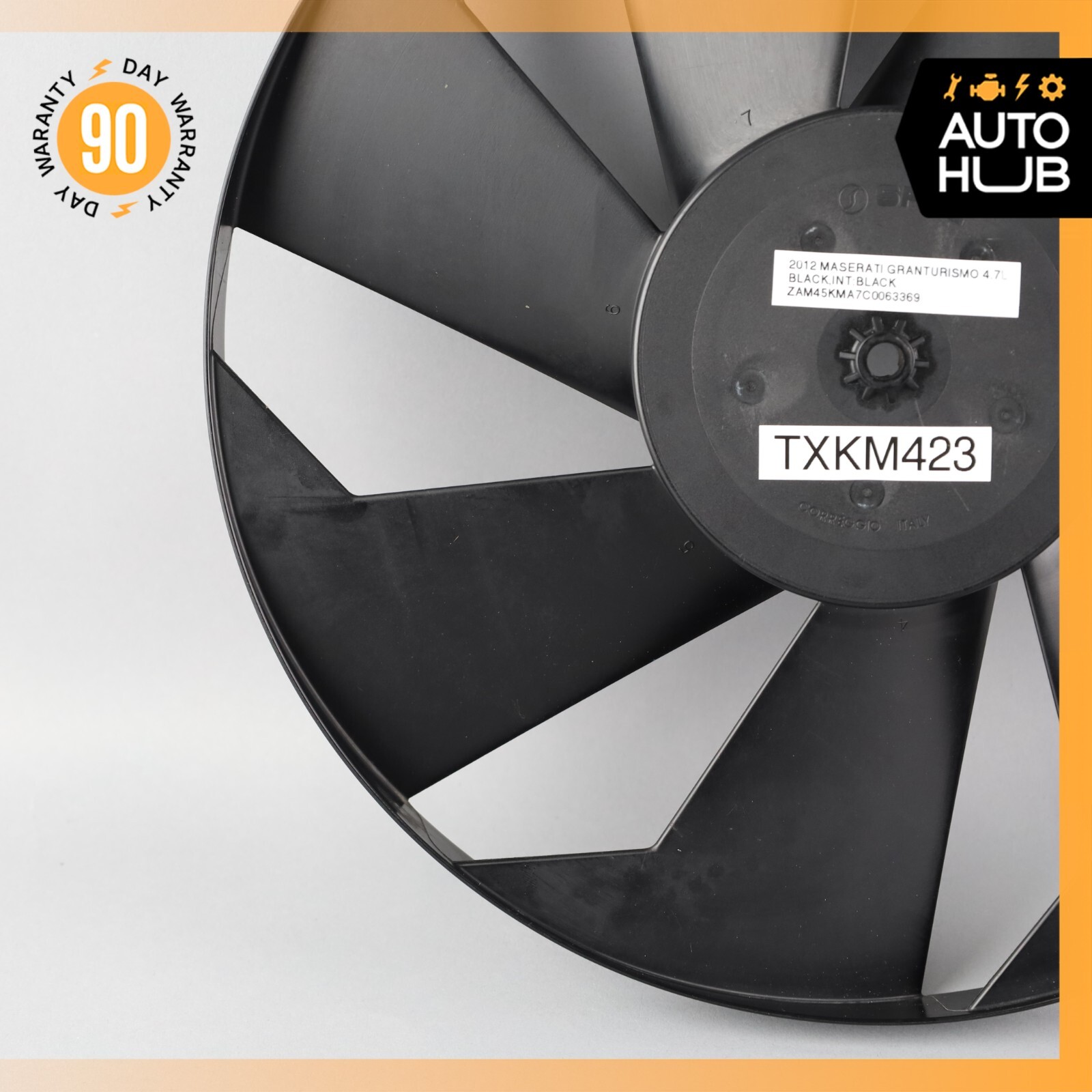 09-19 Maserati GranTurismo M145 Engine Motor Cooling Fan Blade OEM 8k Miles