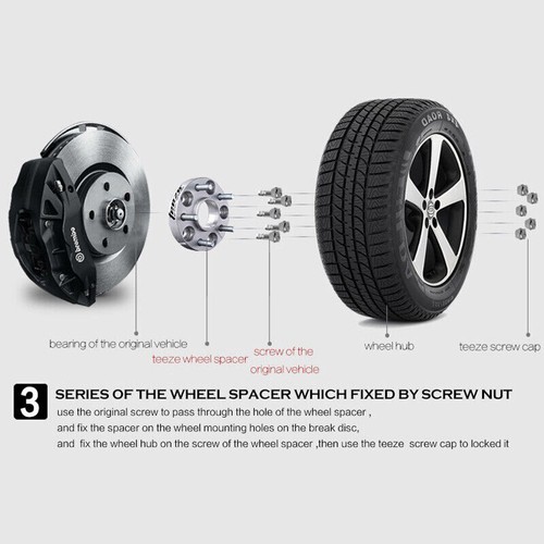 5X114.3 67.1CB 25mm Thick Hubcenteric Wheel Spacer Adapters For Kia Sportage R - Picture 7 of 12