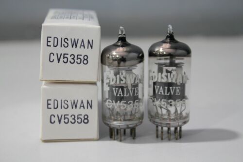 1MP ECC88 CV5358 6DJ8 EDISWAN Made in England Amplitrex Tested #184035 184067 - Picture 2 of 8
