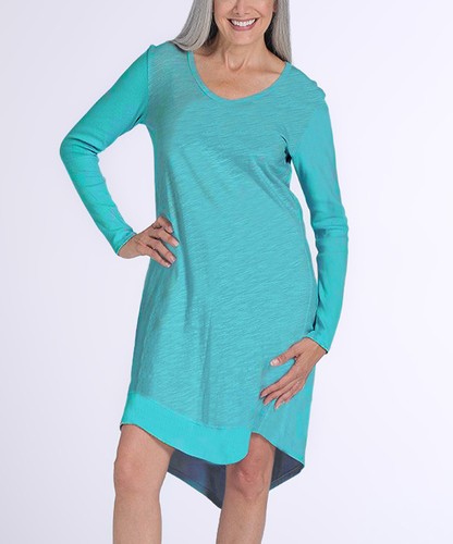 NWT FRESH PRODUCE 100% COT CASUAL V-NECK "HILTON HEAD" DRESS ON LUNA (M) - Picture 4 of 4