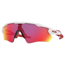 NEW* Oakley RADAR EV PATH White Red Bike w PRIZM ROAD Sunglass OO9208-05