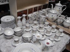 Nikko Tableware Japan Vanessa blue Päony versch. Teile zur Wahl