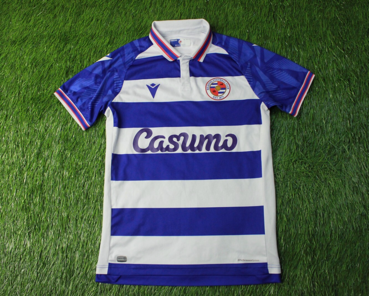 READING 2020/2021 FOOTBALL SOCCER MEN SHIRT JERSEY HOME MACRON