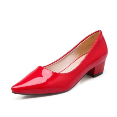 Women Low block Heels Shoes Heeled Office Wedding Dress Shoes Pumps | eBay