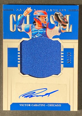 2020 National Treasures Colossal Victor Cartini auto 80/99 CMS-VC