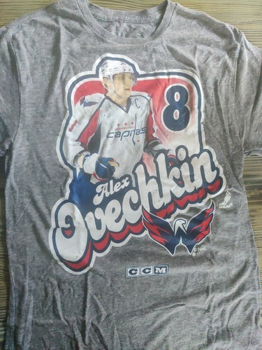 Alexander Ovechkin Washington Capitals 8 T-shirt CCM Size Adult Small athletic - 第 1/5 張圖片