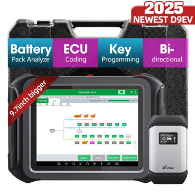 XTOOL D9 EV Electric Intelligent Diagnostic BiDirectional Battery Pack Scanner