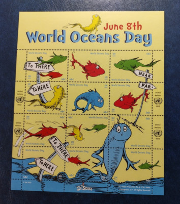 United Nations NY  2013 WORLD OCEANS  MNH Souvenir Sheet Scott 1067