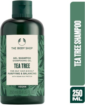 The Body Shop Purifying & Balancing Tea Tree Shampoo For Oily Hair & Scalp 250ml