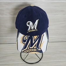 New Era Milwaukee Brewers 9 Forty Navy Blue Youth Hat Adjustable MLB