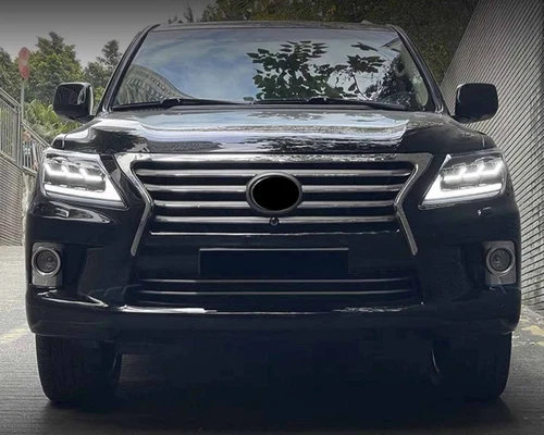 For Lexus LX570 2007-2015 LED Headlight DRL Sequential Signal LED Low/High Beam - Picture 13 of 14