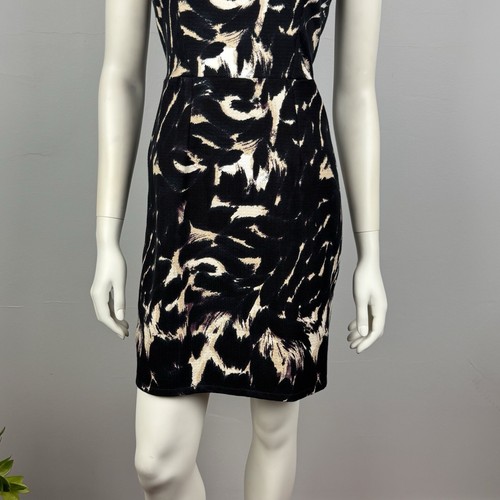 Vestido Vaina Lápiz Oasis Talla 12 Sin Mangas Cuello Redondo 100% Algodón Mujer Trabajo - Imagen 3 de 13