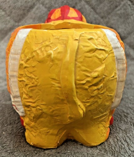 Lindo elefante circo amarillo naranja con gorro candelabro y vela vintage - Imagen 12 de 12
