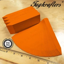 PREMIUM 5" X 5/8" Pot Stakes ORANGE Plant Markers Labels Nursery Tags USA MADE