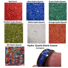 Crushed Hydro Quartz Stone Coarse Powder Stone Inlay Woodworking Ring Inlay Sand