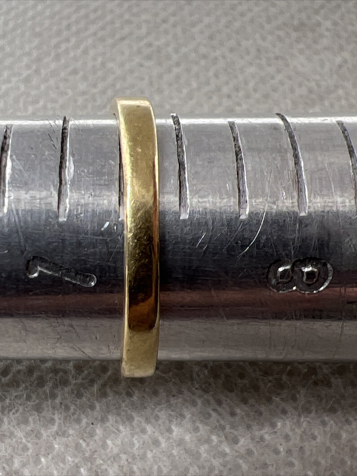 CUTE Solid 14K Yellow Gold Created Ruby & White C… - image 4