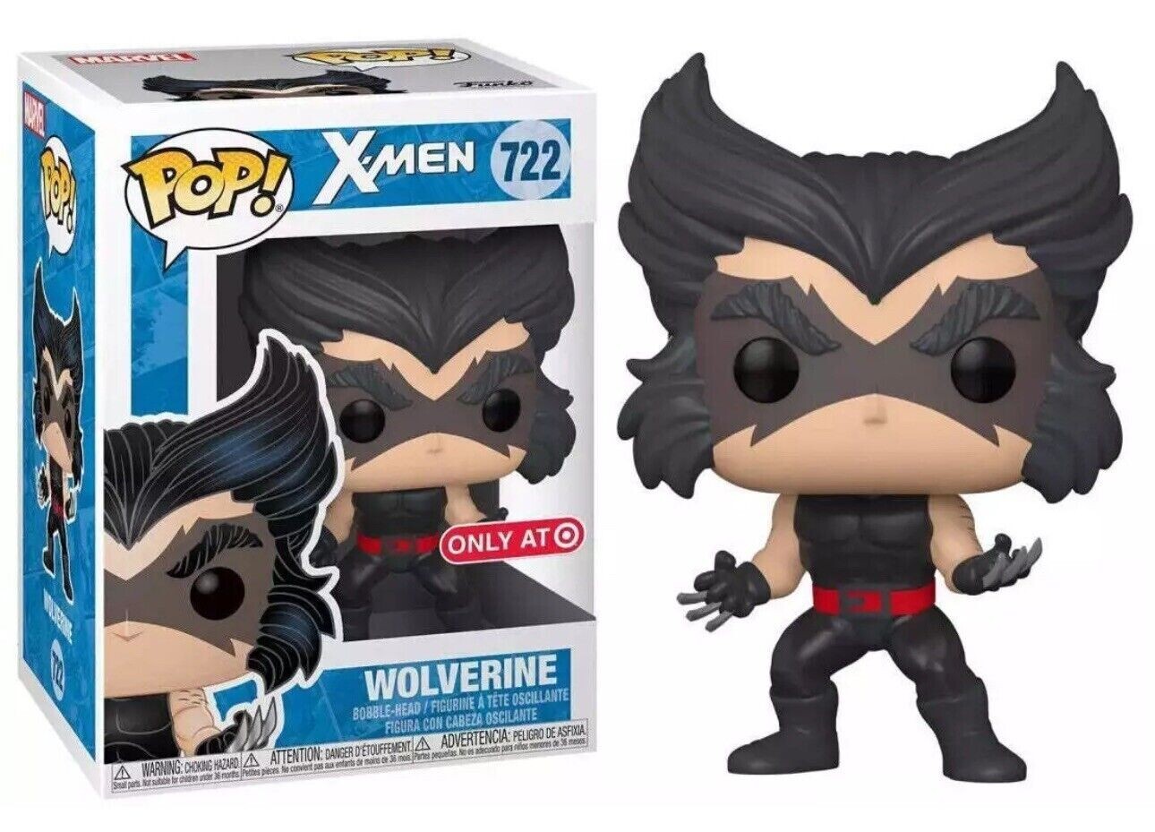 Figurine Pop X-Men Retro Wolverine Marvel Exclusive, cadeau idéal adulte