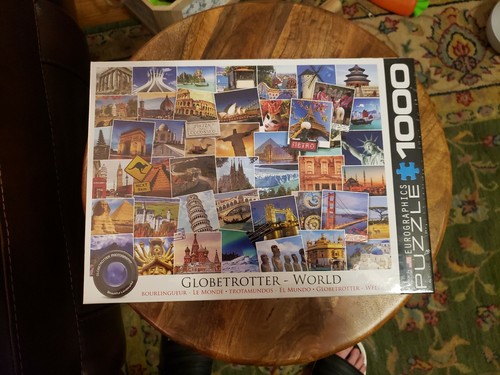 New Globetrotter World 1000 Piece Puzzle “World Travel Historical Places” new - Picture 3 of 3