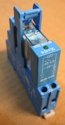 Finder Relay Interface Module 99.02.9024.99 DIN Rail 95.05 Socket 40.61S Relay