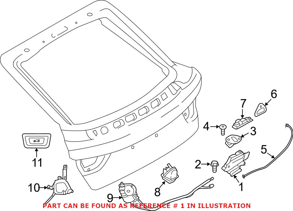 Genuine OEM Trunk Lock Actuator Motor for BMW 51247397630 eBay