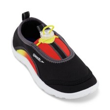 NEW Speedo Junior Surfwalker Water Shoes LARGE 4-5 BLACK