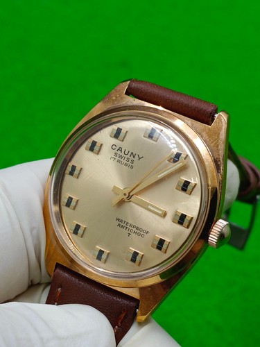 vintage CAUNY watch 17 Rubis Antichoc Mechanical (Manual) - Picture 2 of 12