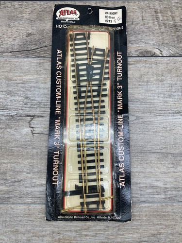 Konvolut 5 neue Atlas HO Spur Gleise - Kreuzungen, Weichen, Auflieger - Bild 4 von 7