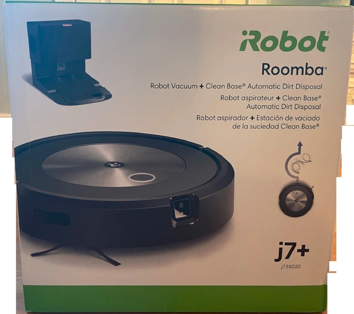 iRobot Roomba Combo j7+ Self-Emptying Robot Vacuum & Mop 885155032959