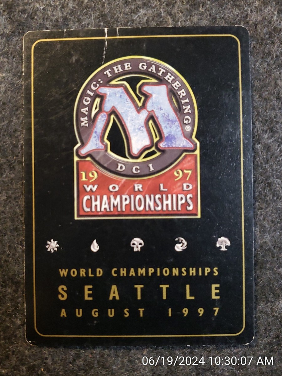 マジック：ザ・ギャザリング Magic: 1997 World Championships MTG JAKUB SLEMR 1997 WORLD CHAMPIONSHIP SIGNATURE CARD
