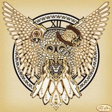 Bead Embroidery Kit Steampunk Owl DIY Beads needlepoint Tela Artis