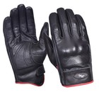 Vented Leather Motorbike Motorcycle Gloves Knuckle Shell Protection Summer