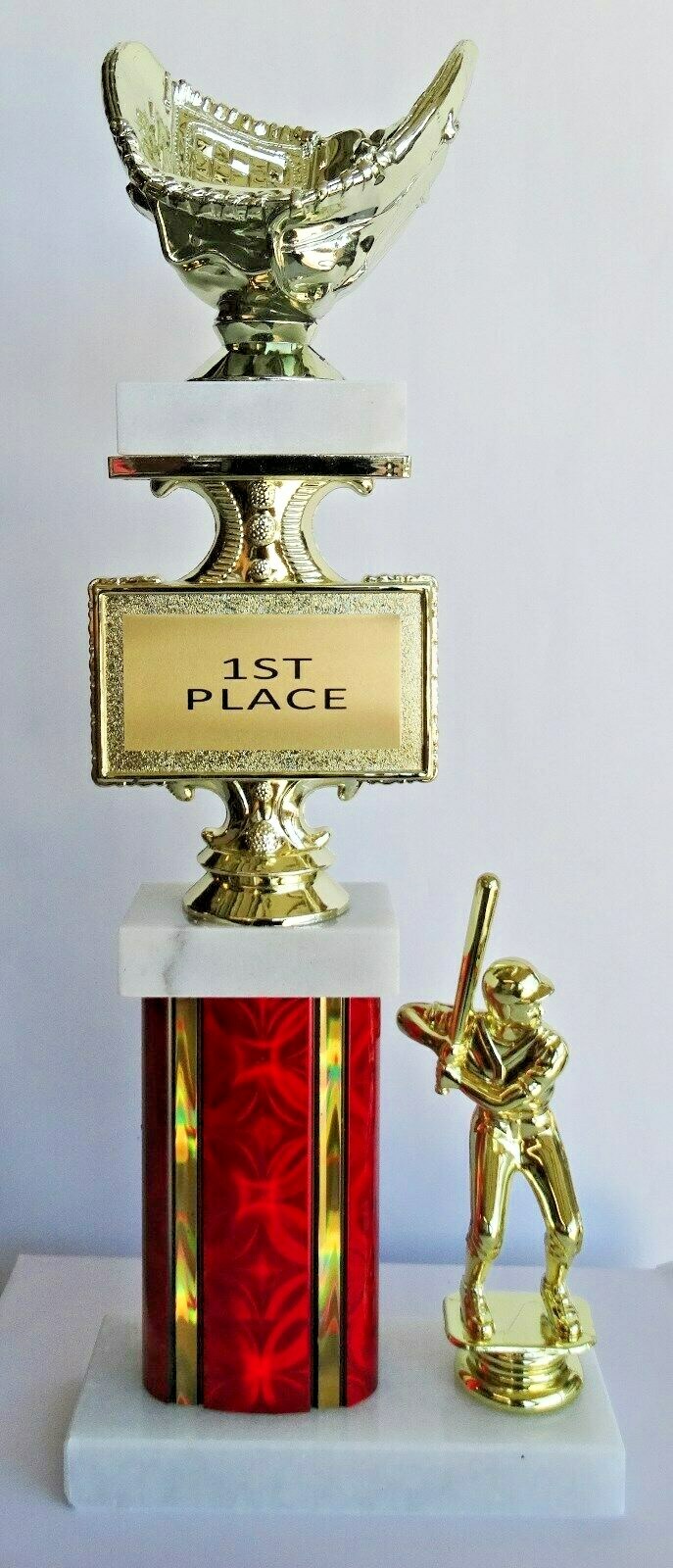 Coach's Softball Glove Trophy 17" Tall Free Engraving eBay