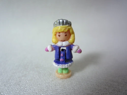 Vtg Bluebird Princess Polly Pocket Figure Enchanted Storybook Sparkle Snowland