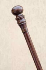Stylish Hand Carved Wood Walking Stick Canes for Men Women - Knob Wooden Cane