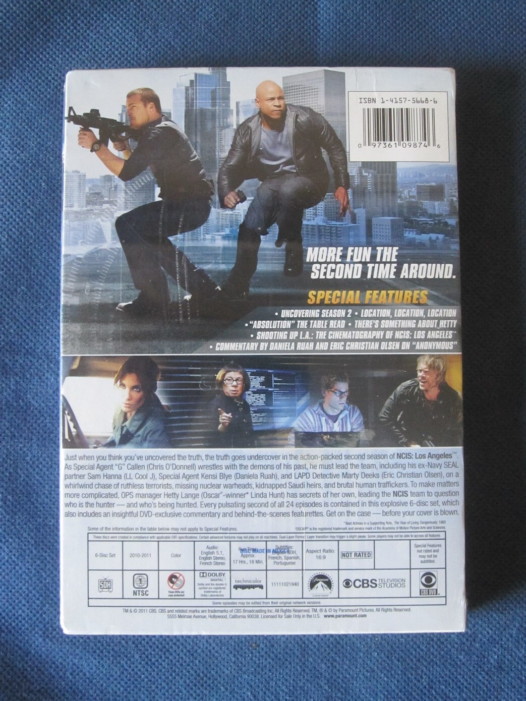 NCIS LOS ANGELES COMPLETE SEASON 2 DVD SET BRAND NEW/SEALED! FREE SHIPPING! eBay