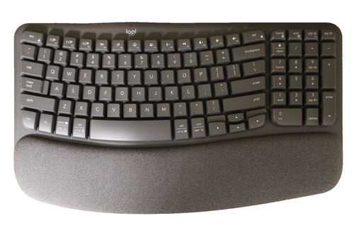 Logitech Wave Keys MK670 Combo Ergonomic Wireless Keyboard and Mouse READ BELOW - Picture 3 of 8