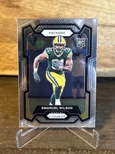 2023 Prizm Football Emanuel Wilson RC Rookie  #335 Green Bay Packers