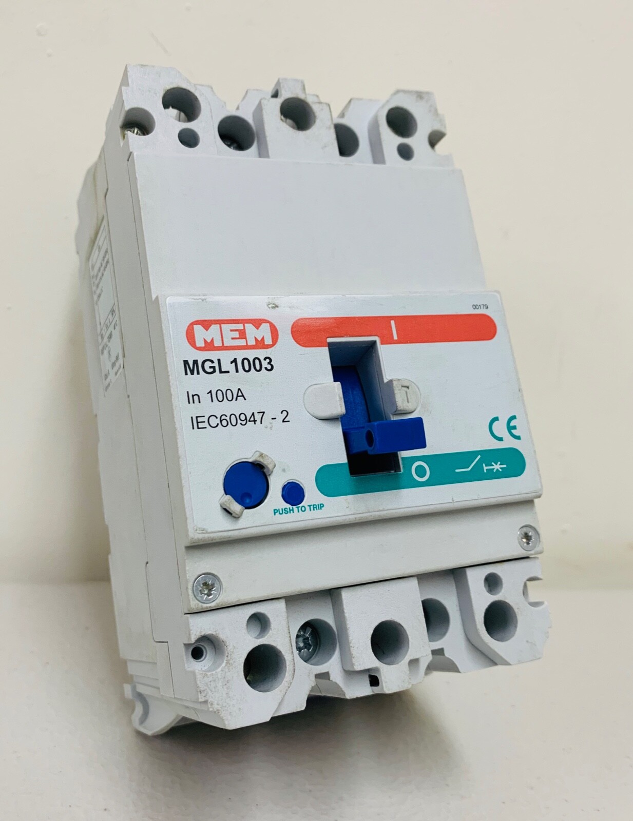 MEM 100 Amp 16kA Triple Pole 100A MCCB  ~Bill TLG1003 ~ Memshield 2 ~ MGL1003