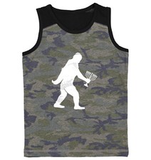 Jewish Bigfoot - Sasquatch Judaism Hanukkah Holiday Youth Contrast Tank Top