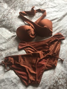 copper bikini set