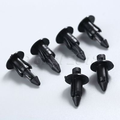 #ad #ad 100Pcs Universal Black 4mm Fairing Panel Clips Screw Plastic for Suzuki Roadster $12.55