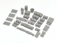 Royal Model 1/48 Tent Packs, Bedrolls and Accessories (for AFVs & Dioramas) 1032