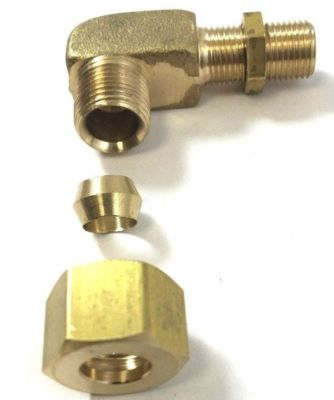 #ad TF000021P TK000021P UNLOADER VALVE 5 16quot; TUBING ST065700AV CAMPBELL HAUSFELD $25.69