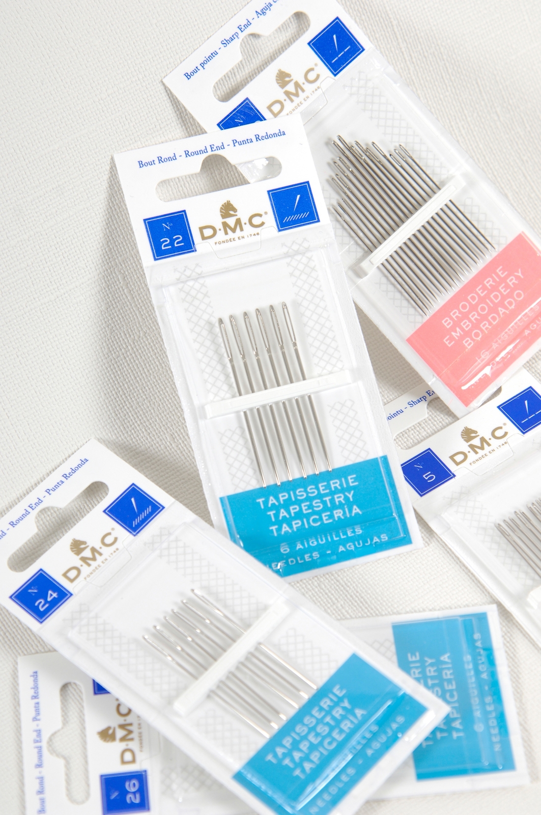 DMC Embroidery Hand Needles-Size 5 16/Pkg 1765-5