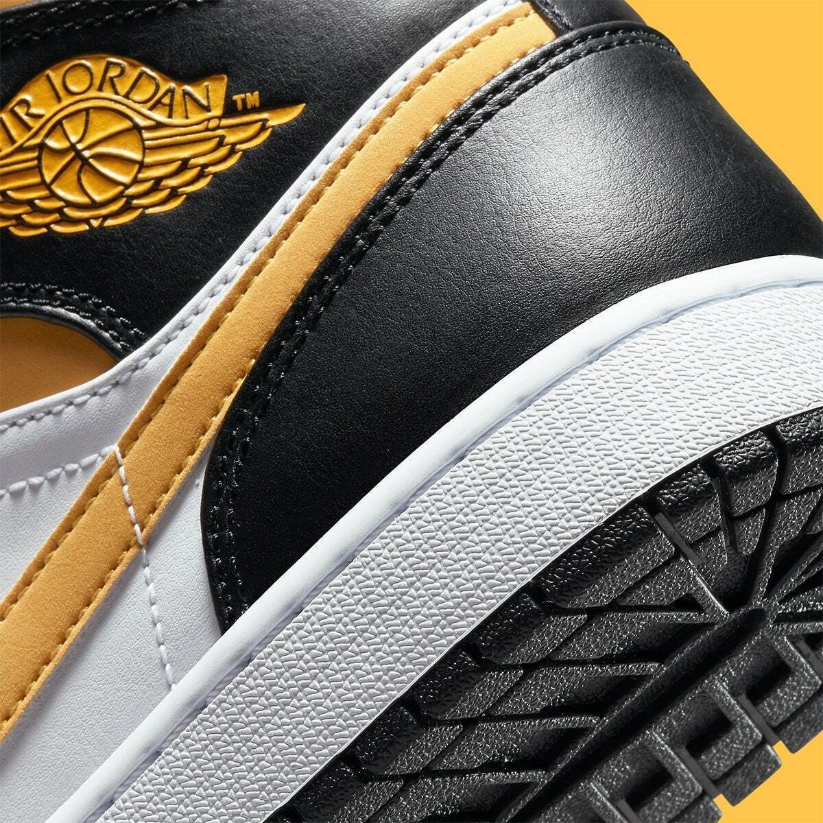 Nike Air Jordan 1 Retro Mid White Pollen Black 554724-177 Nike Air Jordan 1 Retro Mid White Pollen Black 554724-177